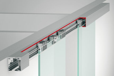 Kayar kapı bağlantı parçası, Hafele Slido D-Line12 50F