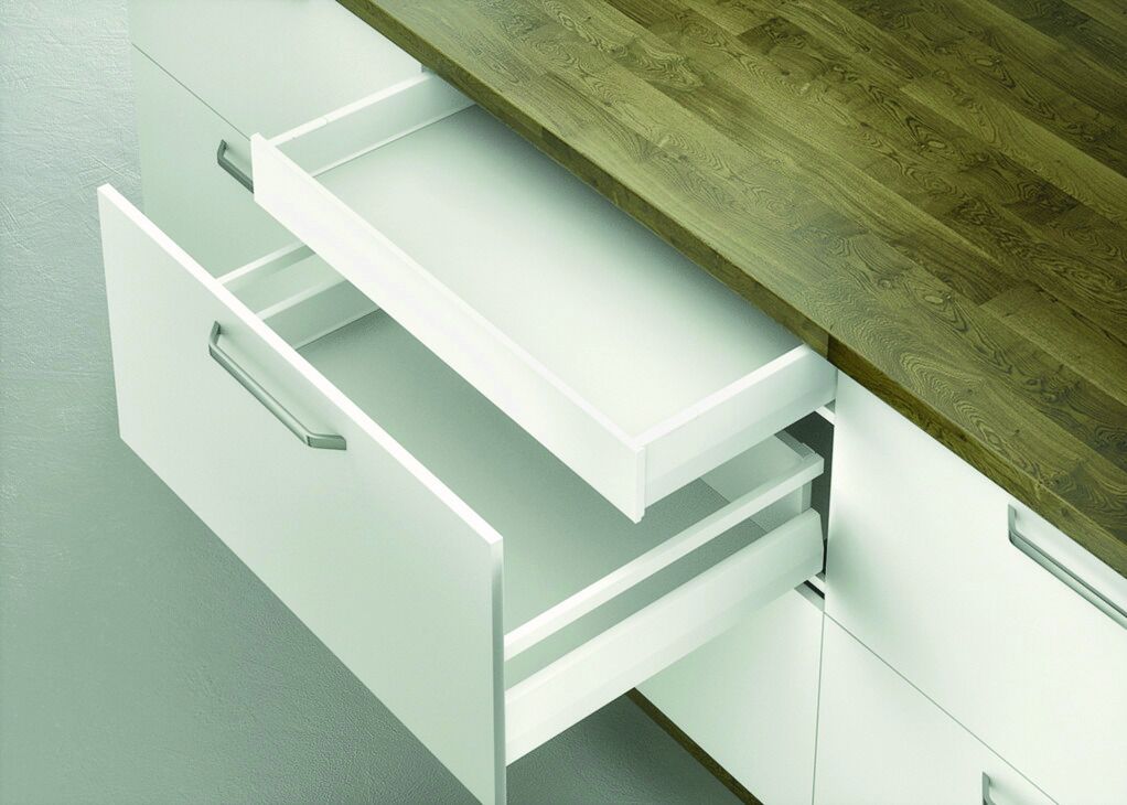 Häfele Matrix Box P İç Çekmece Seti Antrasit 92x450 mm Smuso 35 kg 513.16.604