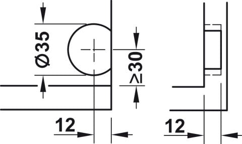Häfele FREE FOLD E Kalkar Katlanır Kapak Makası Makas G4fo 710–790 mm 5,2–10,3 kg Gri 1 W 372.37.915