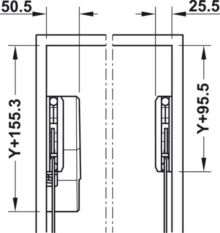 Häfele FREE FOLD E Kalkar Katlanır Kapak Makası Makas G4fo 710–790 mm 5,2–10,3 kg Beyaz 1 372.37.945