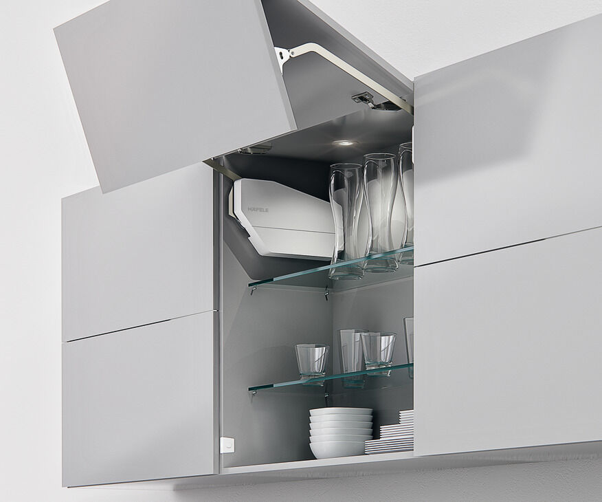 Häfele FREE FOLD E Kalkar Katlanır Kapak Makası Makas G5fo 710–790 mm 8,7–17,2 kg 372.37.976