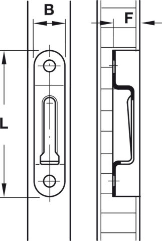 Häfele Bağlantı parçası Modüler yarı kalıcı bağlantılar 11 mm 63 mm 262.47.094