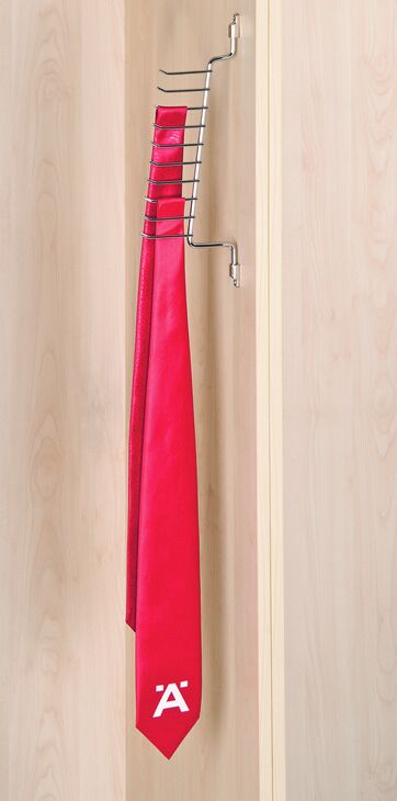Häfele PROSTY Kravatlık Sabit 146x363 mm - Krom Parlak Yan panele monte 807.70.930