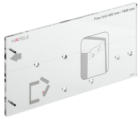 Delik mastarı, Hafele Free fold short - 372.38.050