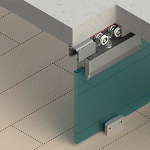 Hafele SLIDE 80/120-G Cam kayar kapı seti