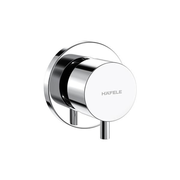 Hafele RUND Ankastre Stop Valf Krom Ø50 G1/2