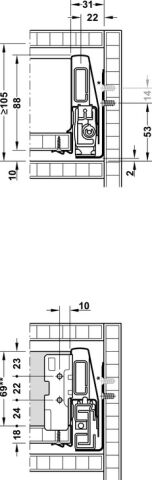 Häfele Matrix Box P İç Çekmece Seti Mat Beyaz 92x450 mm Smuso 35 kg 513.16.704