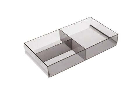 Organizasyon Kutusu, Hafele SELECT, Şeffaf Plastik, Füme