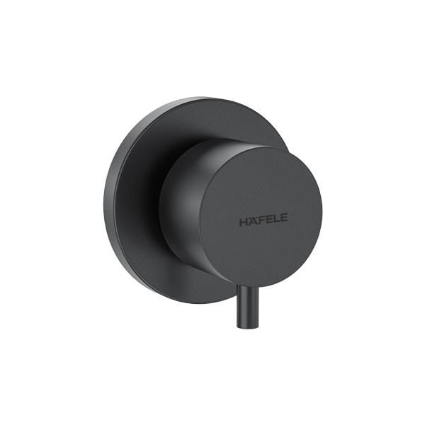 Hafele RUND Ankastre Stop Valf Siyah Ø50 G1/2