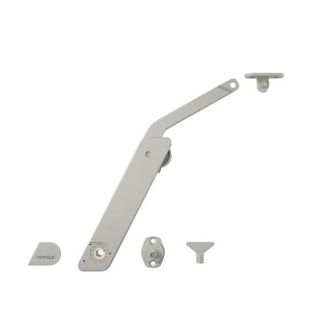 Hafele FREE FLAP H 1.5 Kalkar Kapak Makas Seti B Gri Sağ