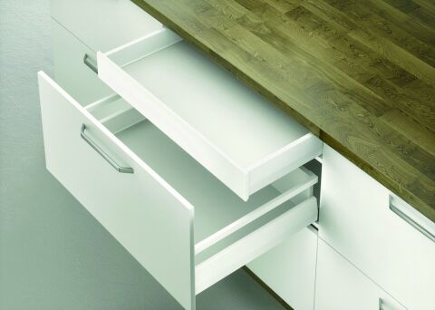 Häfele Matrix Box P İç Çekmece Seti Mat Beyaz 92x350 mm Smuso 35 kg 513.16.712