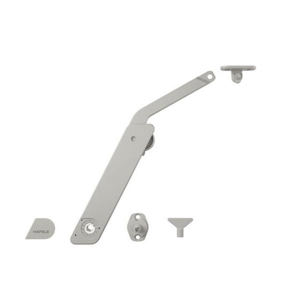 Hafele FREE FLAP H 1.5 Kalkar Kapak Makas Seti C Gri Sağ