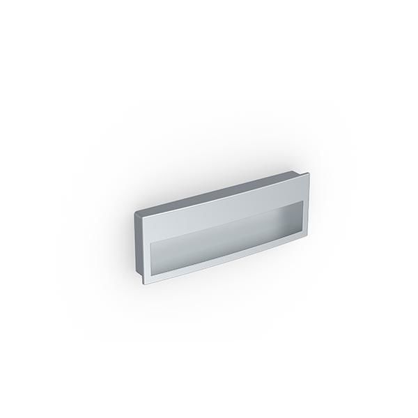 Hafele ROSSO Gömme Kulp Mat Krom 96mm