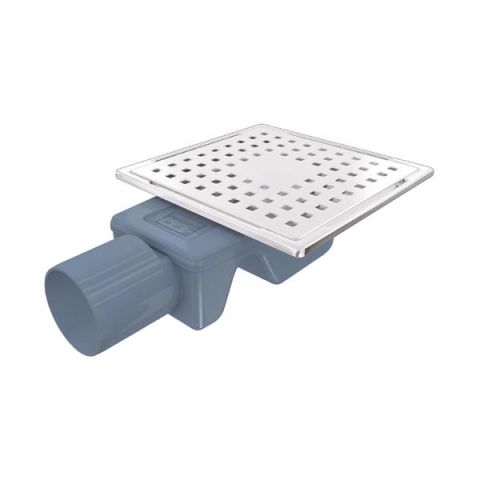 Hafele WASH Yer Süzgeci Ø50mm Parlak Krom 100x100mm