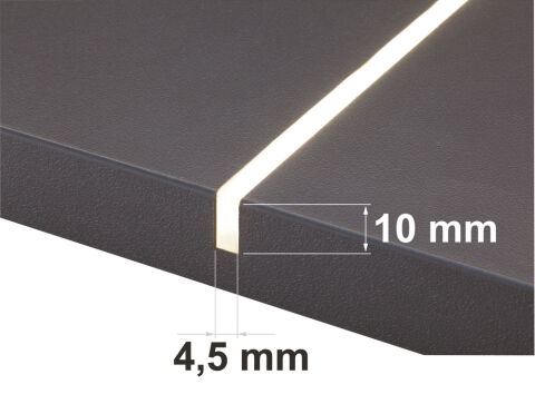Silikon Şerit LED, Hafele LUNA, 12 V, 10 x 4, 5 mm, 8 W/m