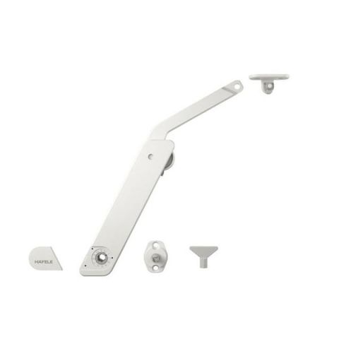 Hafele FREE FLAP H 1.5 Kalkar Kapak Makas Seti A Beyaz Sol