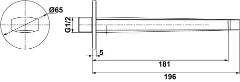 Çıkış Ucu, Hafele NEO R - 589.67.630