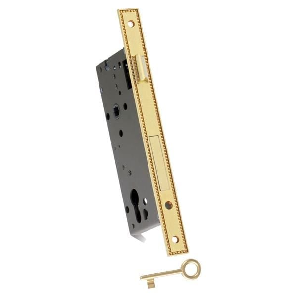 Hafele Gömme Kapı Kilidi Oda Tipi Parlak Pirinç 60/22mm