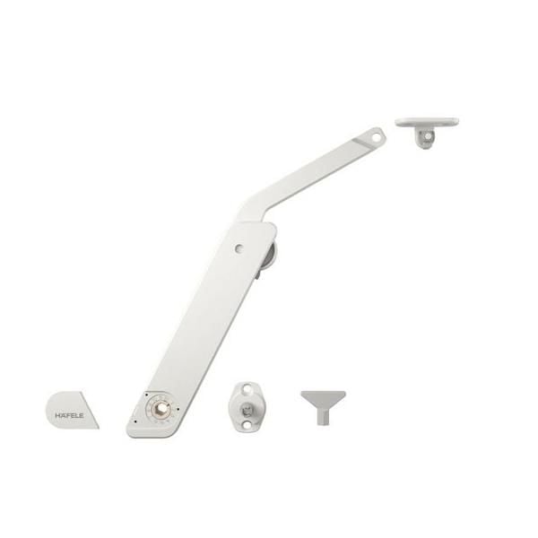 Hafele FREE FLAP H 1.5 Kalkar Kapak Makas Seti B Beyaz Sol