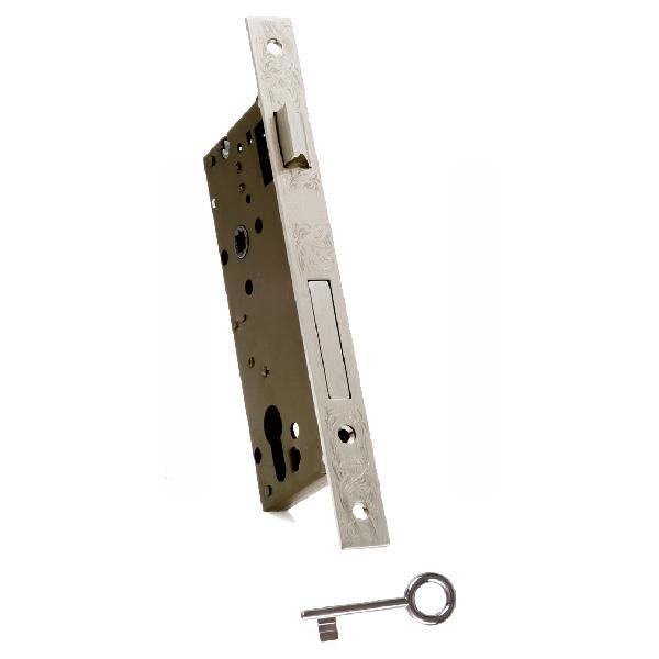 Hafele Gömme Kapı Kilidi Oda Tipi Parlak Krom 60/22mm