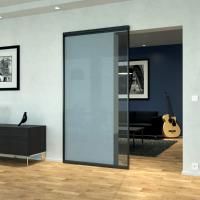 Hafele Slido D-Li43 80N Al.çrv.kapı s.1,1m,siy