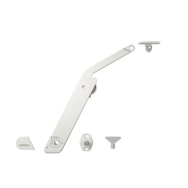 Hafele FREE FLAP H 1.5 Kalkar Kapak Makas Seti C Beyaz Sol