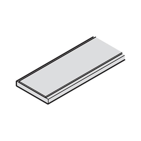 Hafele Sllido D-Line43 Alt Taşıcı Ray Siyah Eloksal 2200mm