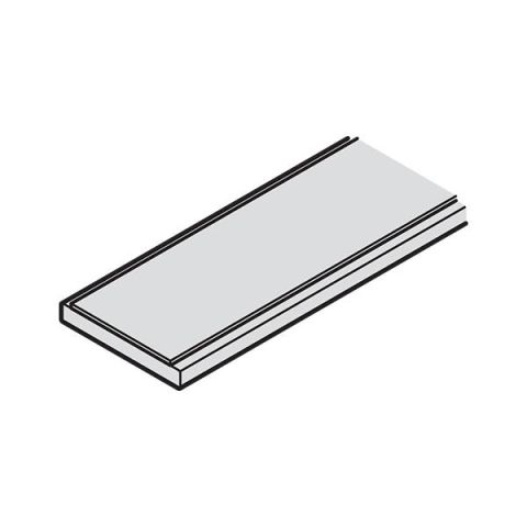 Hafele Sllido D-Line43 Alt Taşıcı Ray Siyah Eloksal 2200mm