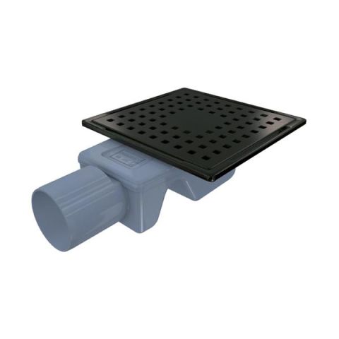 Hafele WASH Yer süzgeci,Ø50,100x100,m.siyah