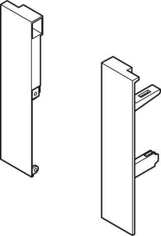 Häfele Ön sabitleme braketi seti Matrix Box Slim A iç 175 mm 552.31.592
