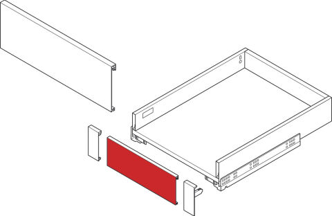 Häfele Panel Matrix Box Slim A İç Çekmece İçin 1,100 mm Beyaz 552.31.709