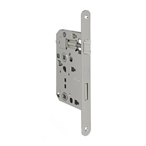 Hafele DUO Gömme Kapı Kilidi WC Tipi Parlak Nikel 55/20mm