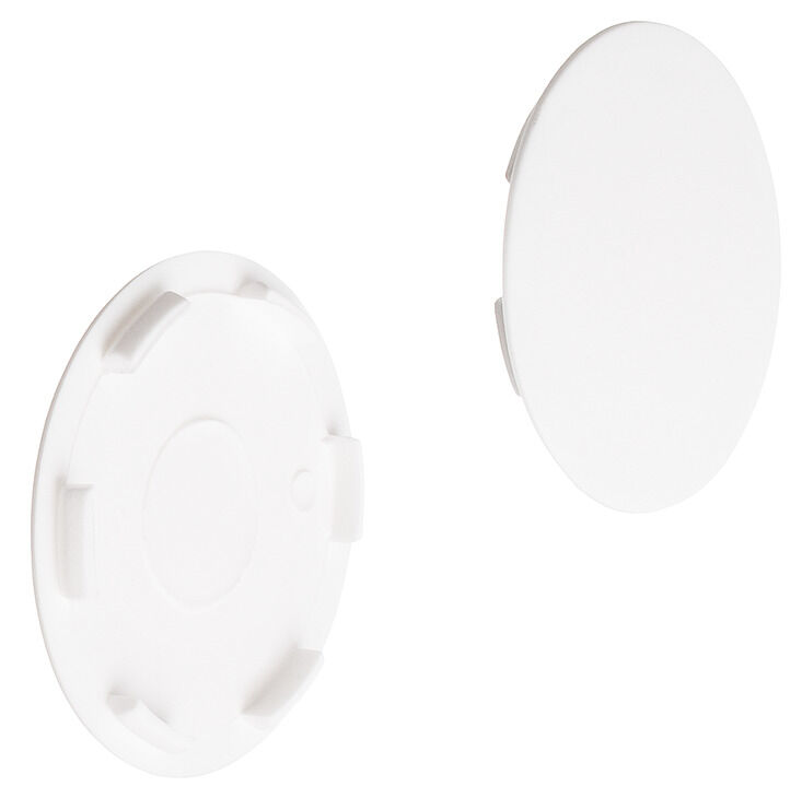 Häfele Üst kapak Plastik ⌀ 35 mm kör delik için 39 mm Saf beyaz RAL 9010 262.86.790