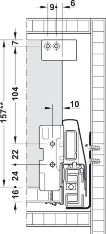 Häfele Matrix Box P İç Çekmece Seti 513.20.524