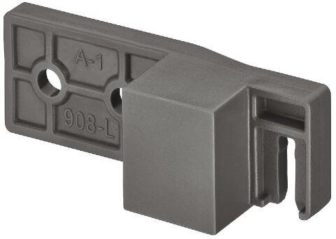 Häfele Matrix Box S Yan korkuluk dikdörtgen - 14 mm 23 mm 300 mm Antrasit 552.51.411