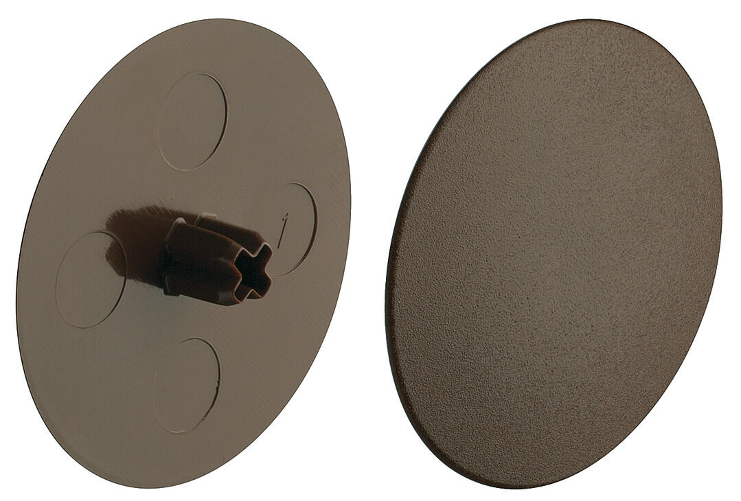 Häfele Maxifix Bağlantı Elemanı Muhafazası İçin Üst kapak 39 mm Sepya kahverengi RAL 8014 262.87.190