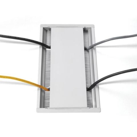 Hafele VersaFLAP Dual Priz Krom Mat 3 Soket/2RJ45