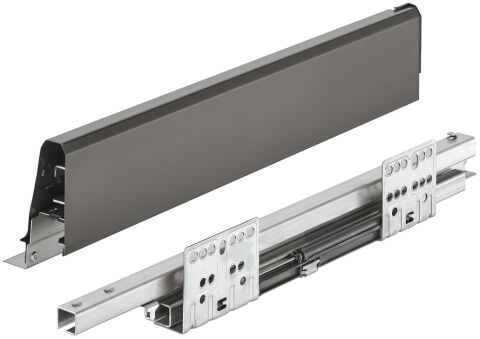 Häfele Matrix Box S35 Çekmece yan ray sistemi çekmece 300 mm Antrasit Çekmece kenarları: 552.56.491