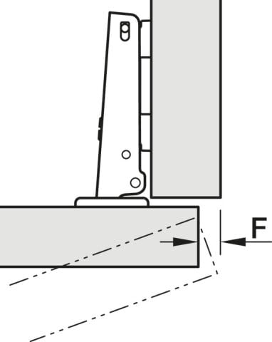 Gizli Menteşe, Hafele Metalla 510 A/SM 94° - 329.05.660