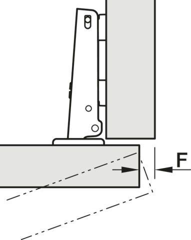 Gizli Menteşe, Hafele Metalla 510 A/SM 94° - 329.05.667