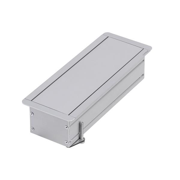 Hafele ODIN GRN 2 Priz UPS CAT6&3 HDMI USB Mat Eloksal