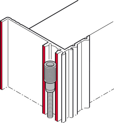 Gergi Bağlantı Parçası, Hafele Slido F-Handle26 için