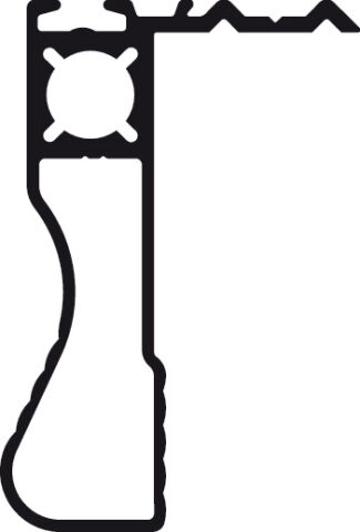 Kulp Profili, Hafele Slido F-Handle26 A3, alüminyum