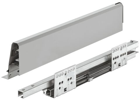 Häfele Matrix Box S35 Çekmece yan ray sistemi çekmece 500 mm Gri Çekmece kenarları: Toz 552.56.695