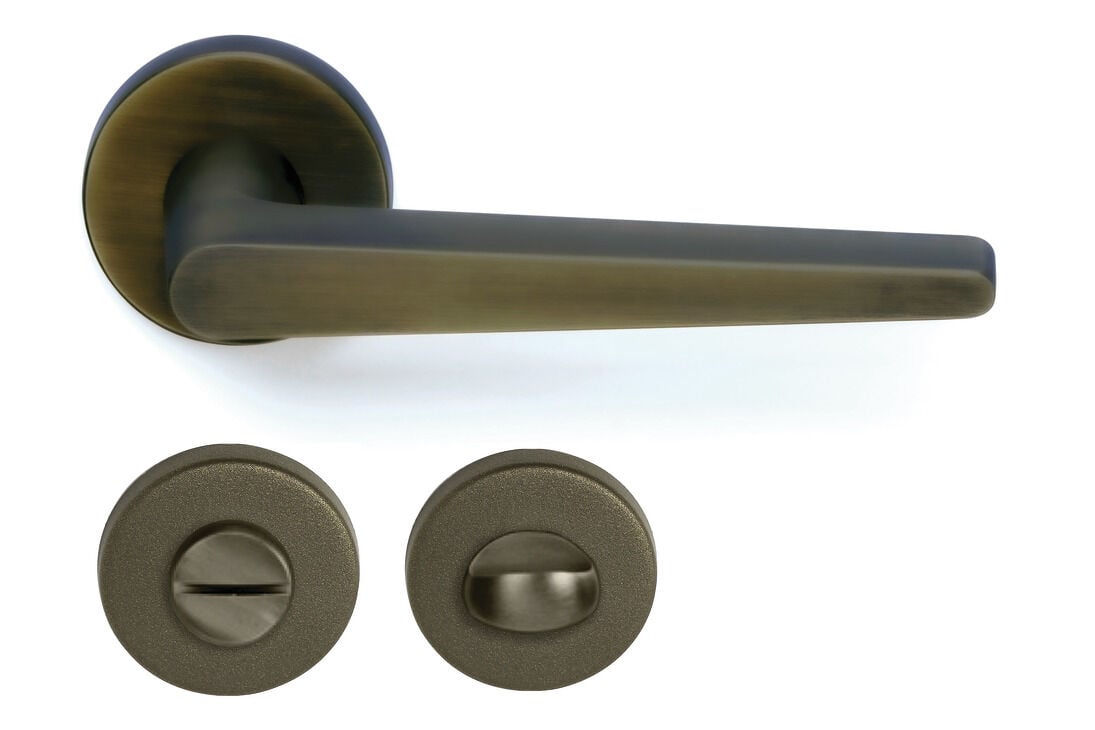 Häfele POLLY II Kapı Kolu Seti Alüminyum / Zamak 48,50 mm Bronz Renkli 900.78.688