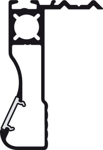 Kulp Profili, Hafele Slido F-Handle26 A3 LED, alüminyum
