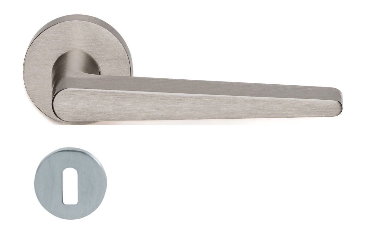 Häfele POLLY II Kapı Kolu Seti Alüminyum / Zamak 48,50 mm Nikel kaplama 900.78.689