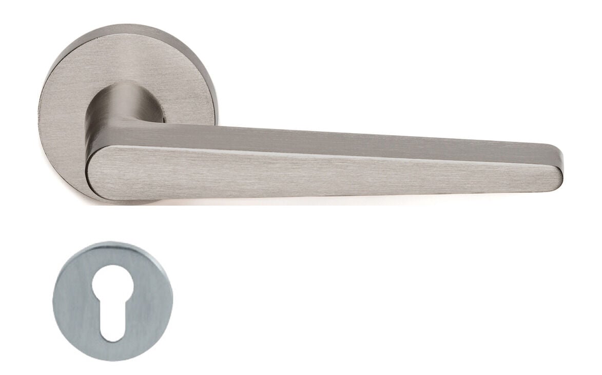 Häfele POLLY II Kapı Kolu Seti Alüminyum / Zamak 48,50 mm Nikel kaplama 900.78.690