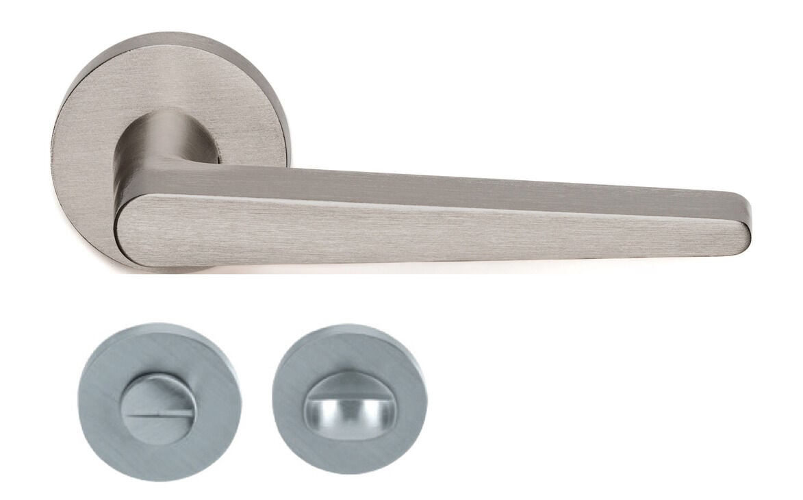 Häfele POLLY II Kapı Kolu Seti Alüminyum / Zamak 48,50 mm Nikel kaplama 900.78.691