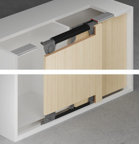 Kayar Kapı Bağlantı Parçası, Hafele Slido F-Flush57 06A